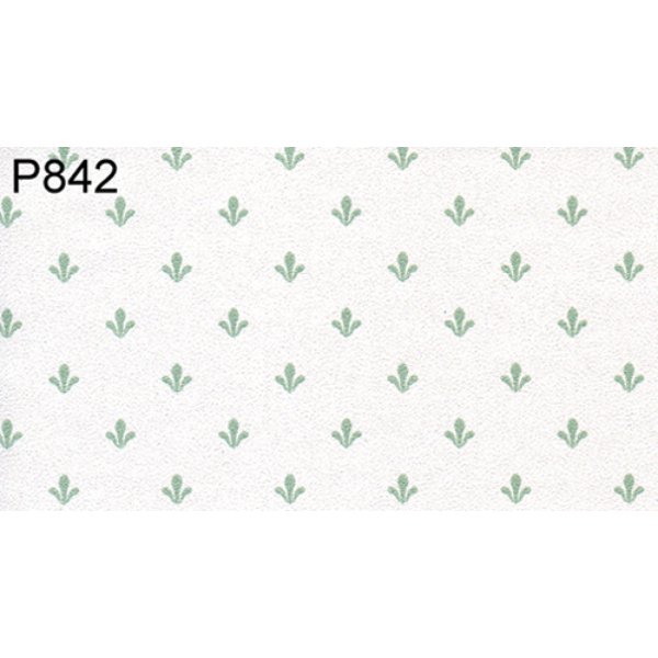 BH842 Prepasted Wallpaper for Dollhouse Miniature, 3 Piece