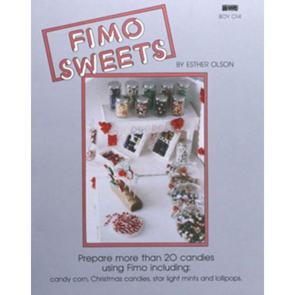 BOY014 Fimo Sweets Book for Dollhouse Miniature