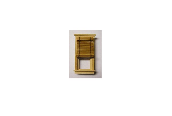 BYBBB10RHF 0.5 in. Scale Bamboo Shade for Dollhouse Miniature