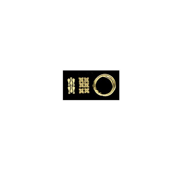 BLD107 William & Mary Drawer Pull for Dollhouse Miniatures - 6 Piece
