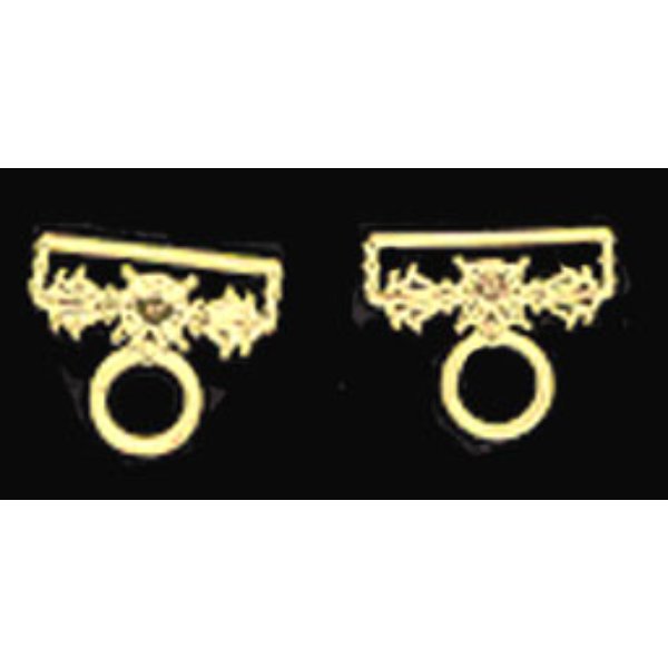 BLD139 Ornate Bell Pull for Dollhouse Miniatures - 2 Piece