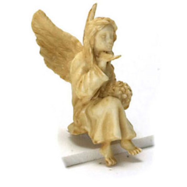 FCA993TN Sitting Angel for Dollhouse Miniature - Tan