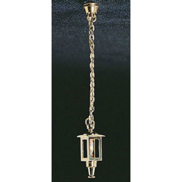 CK3376 Brass Colonial Hanging Coach Lamp for Dollhouse Miniature