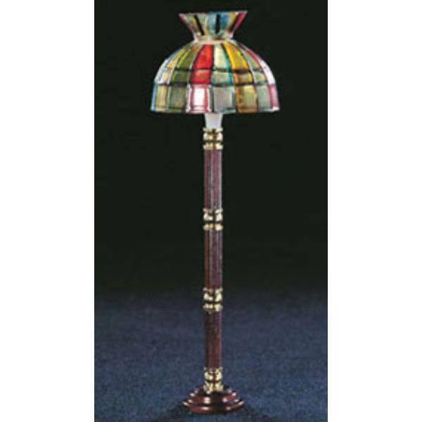 CK4308 Floor Lamp - Tiffany Shade for Dollhouse Miniature