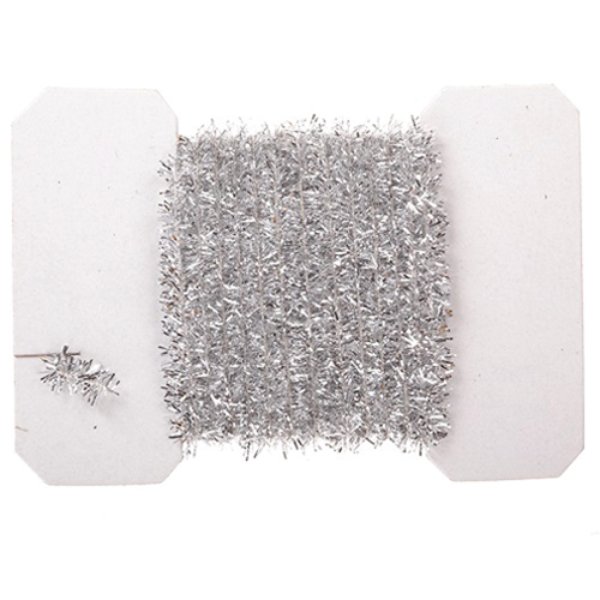 CLD103 Tinsel Garland for Dollhouse Miniature - Silver