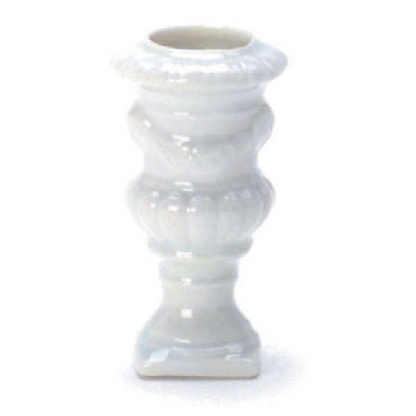 FCCP7126 Porcelain Roma Planter for Dollhouse Miniature - 2 Piece