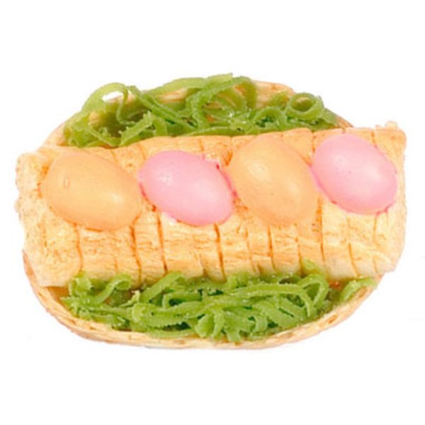 FCJU1144 Easter Egg Cake for Dollhouse Miniature