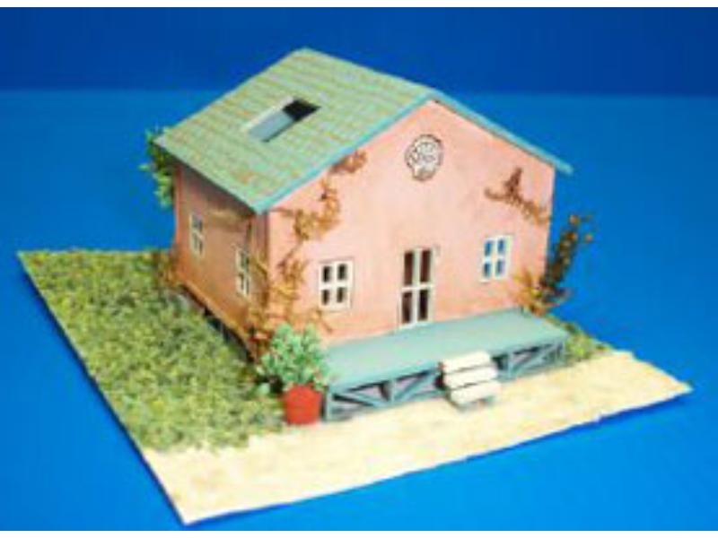 LT844 Beach Cottage Building Kit for Dollhouse Miniature