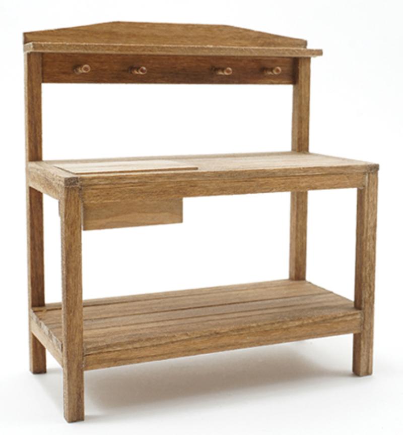 STT535 Potting Workbench for Dollhouse Miniature