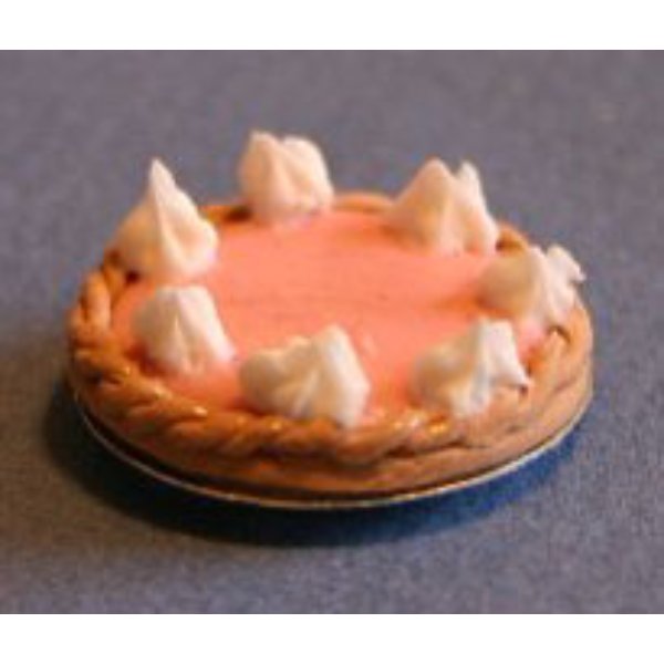 RND90 Strawberry Cream Pie for Dollhouse Miniature