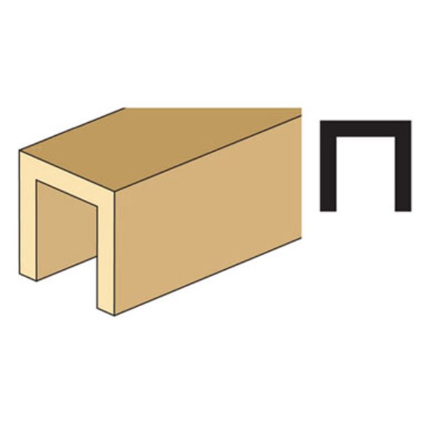 NE540 0.06 in. Channel for Dollhouse Miniature