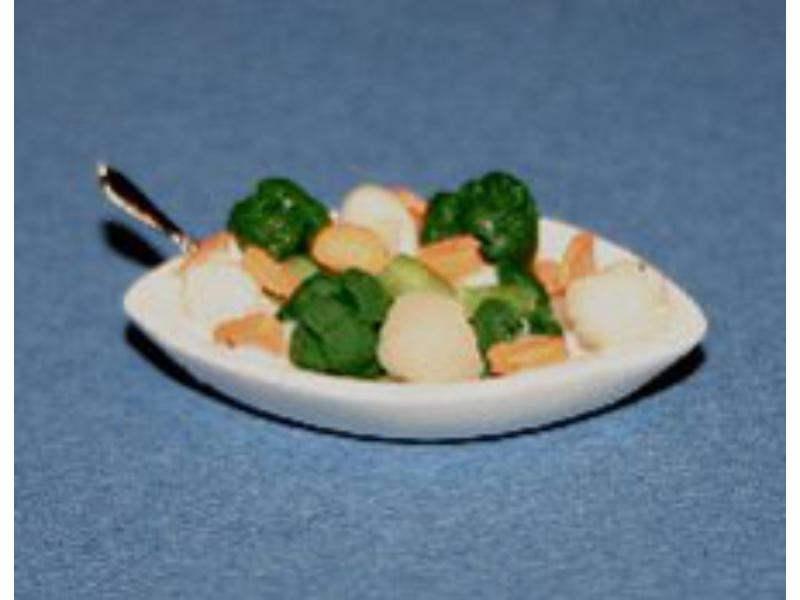 RND23 California Medley Side Dish for Dollhouse Miniature