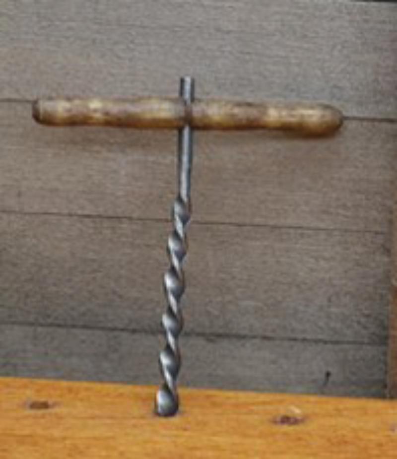 STT727 Hand Auger for Dollhouse Miniature