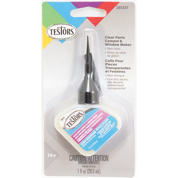 TST3515 Clear Parts Cement with Applicator for Dollhouse Miniature