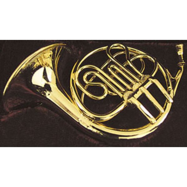 VMM306SM 2 in. French Horn with Case for Dollhouse Miniature