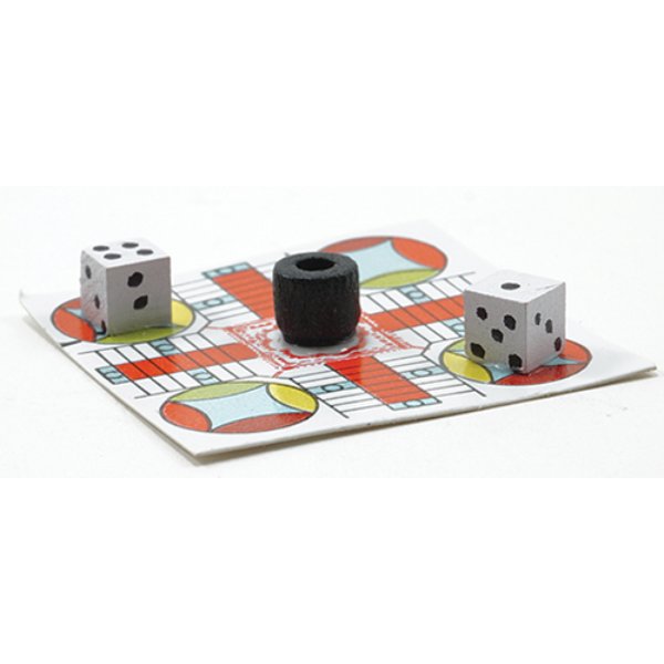 IM65220 Parcheesi Board Game for Dollhouse Miniature