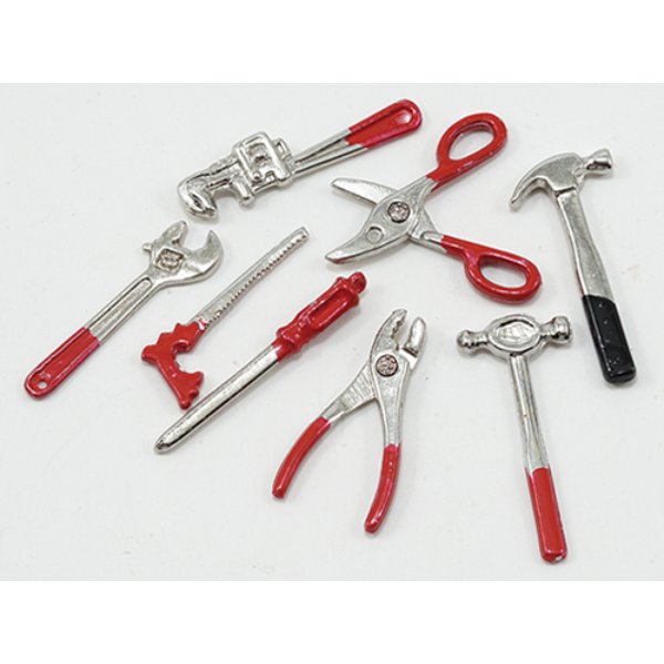 IM65249 Tool Set for Dollhouse Miniature - 8 Piece