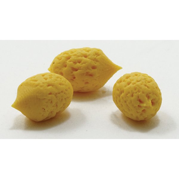 IM65499 Lemons for Dollhouse Miniature - Set of 3