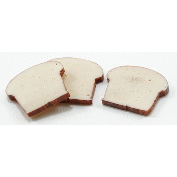 IM65509 Slices of Bread for Dollhouse Miniature - 3 Piece