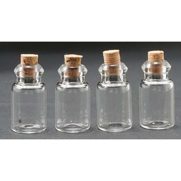 IM65525 Empty Jars for Dollhouse Miniature - Pack of 4