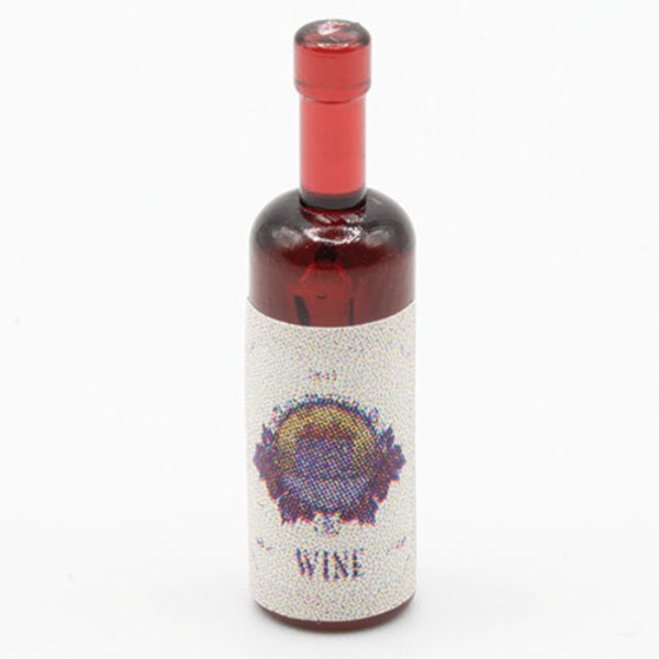 IM65763 Wine Bottle with Label for Dollhouse Miniature