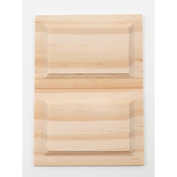CLA71072 3 in. DPB48-2 Wainscot Panels for Dollhouse Miniature - 2 per Sheet