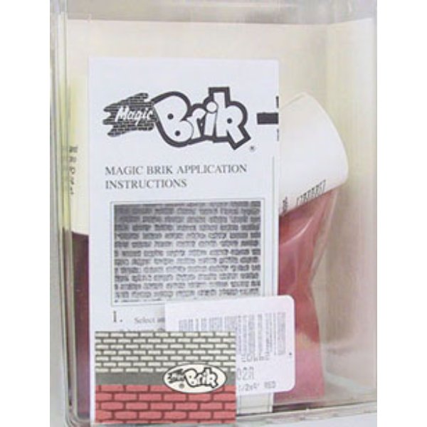 SW502R Magic Brick for Dollhouse Miniature - Red - 4.5 Sq. ft.