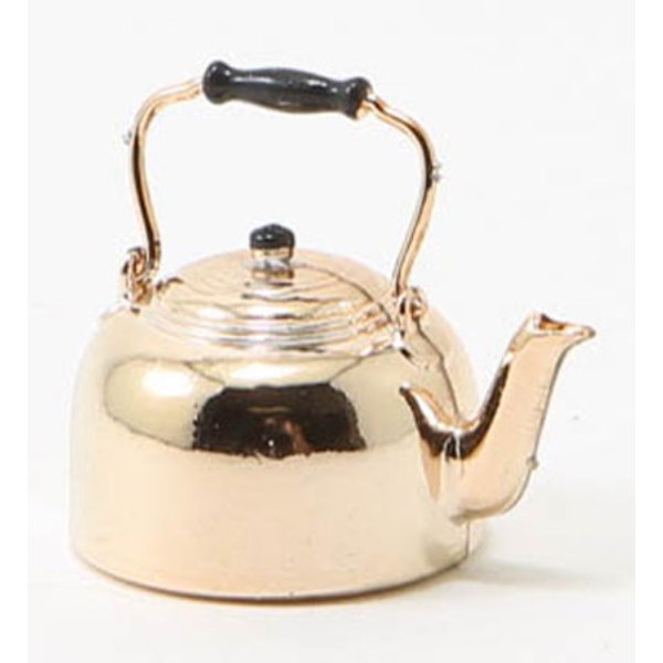 CB064 Coppertone Teakettle for Dollhouse Miniature