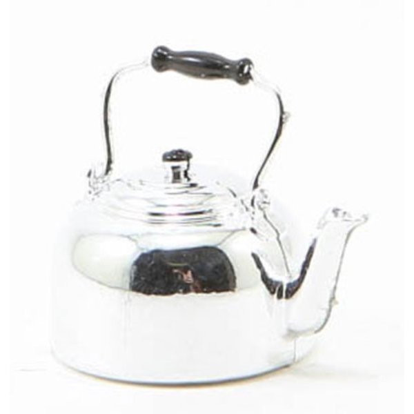 CB064SL Silver Tea Kettle for Dollhouse Miniature