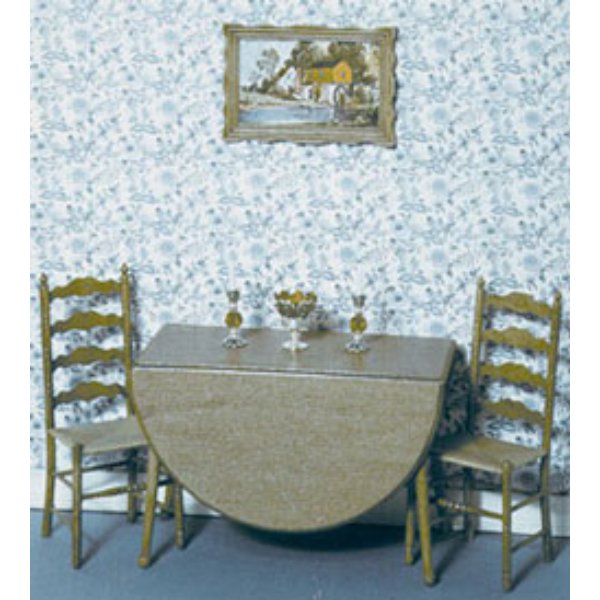 CB2104 F-150 Drop Leaf Table Kit for Dollhouse Miniature