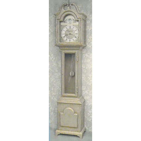 CB2800BR Grandfather Clock Kit for Dollhouse Miniature - Brown