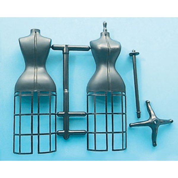 CBDF Dress Form for Dollhouse Miniature - Pack of 2