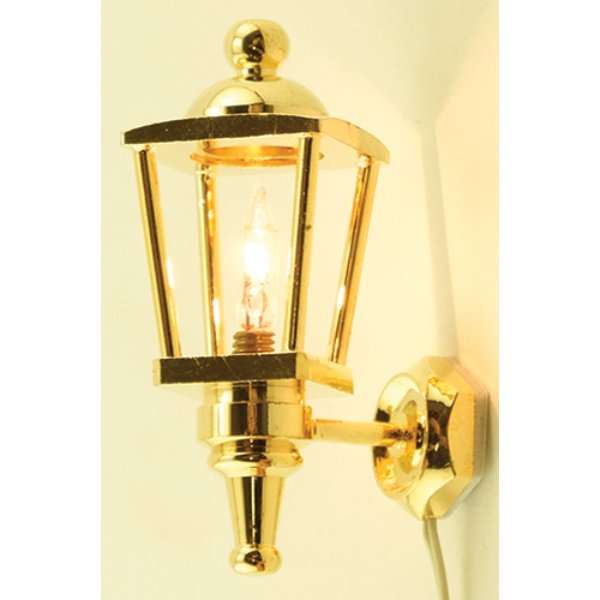 MH875 Brass Carriage Lamp for Dollhouse Miniature