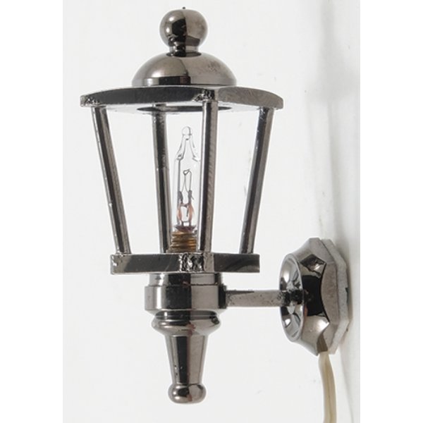 MH45166 Carriage Lamp for Dollhouse Miniature - Pewter