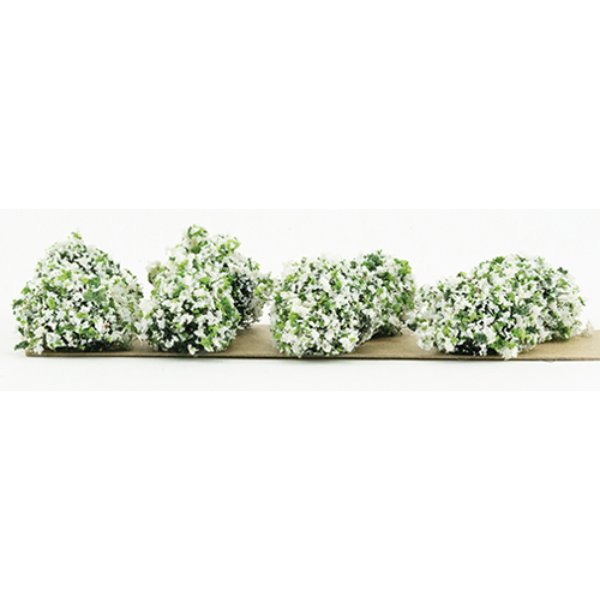 CA0203 0.75 in. White Border Plants for Dollhouse Miniature - 8 Piece
