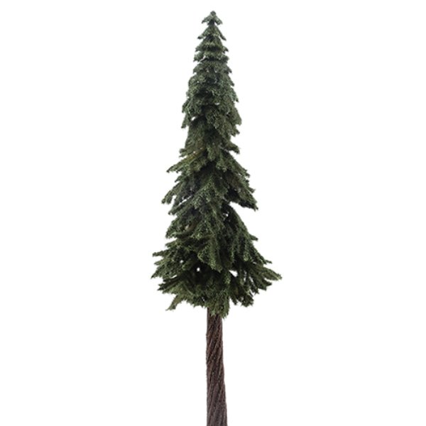 CA0546 12 in. Ponderosa Pine Tree on Spike for Dollhouse Miniature