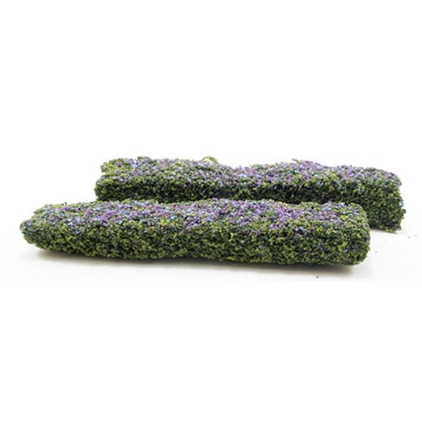 CAHG-17 Hedges for Dollhouse Miniature - Purple & Blue - 2 Piece