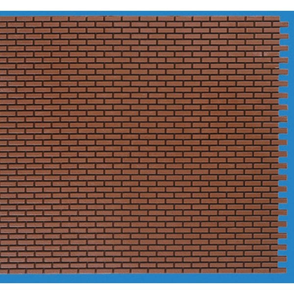 HWH8206 0.5 in. Scale Brickmaster Sheets for Dollhouse Miniature