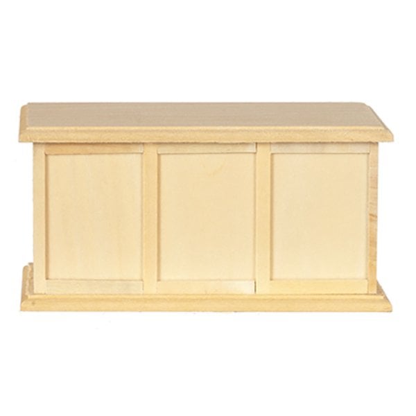 AZT4601 Store Counter for Dollhouse Miniature - Unfinished