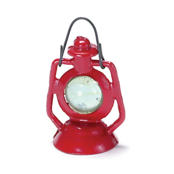 AZMA2110 Lantern for Dollhouse Miniatures - Red