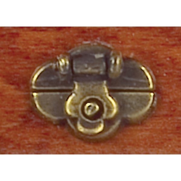 AZS3013 Trunk Lock for Dollhouse Miniature - Antique Brass