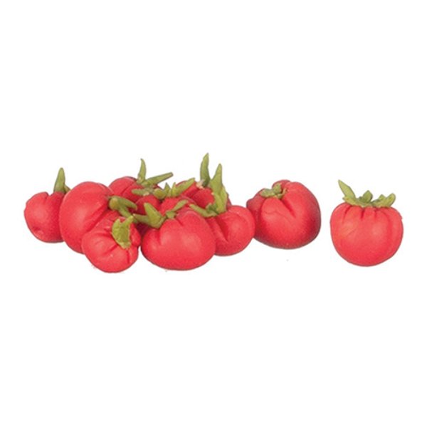 AZG8365 Tomatoes for Dollhouse Miniature - 10 Piece