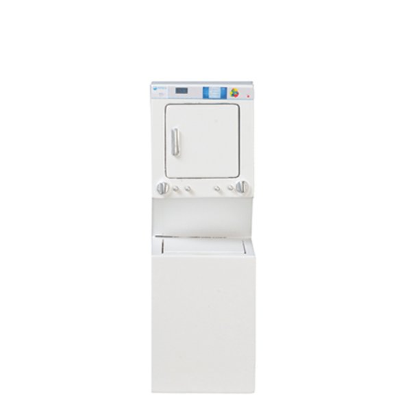AZT5493 Stacked Washer & Dryer for Dollhouse Miniature - White