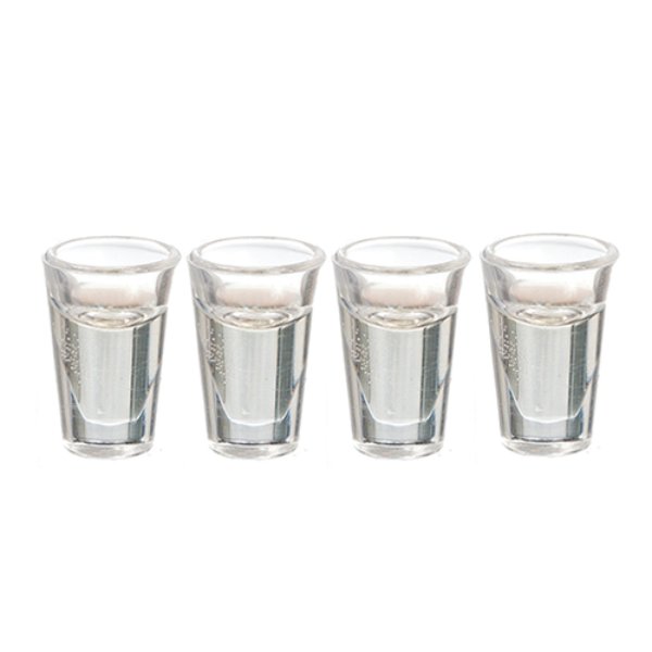 AZG8178 Water Glasses Set for Dollhouse Miniature - 4 Piece