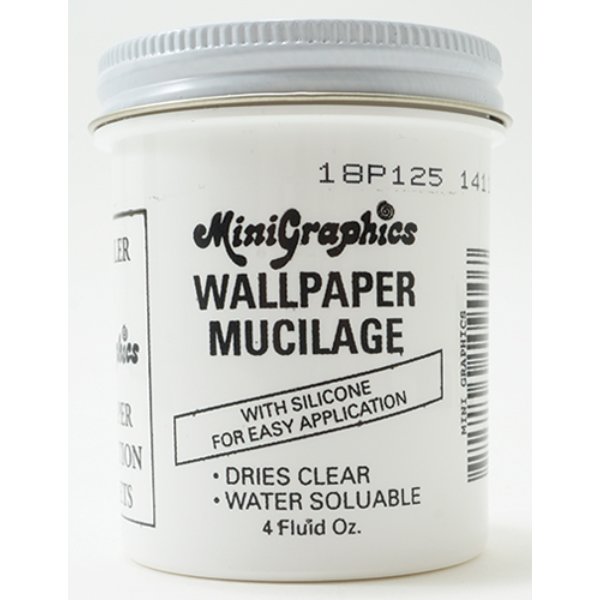 MG109 4 oz Wallpaper Mucilage for Dollhouse Miniature