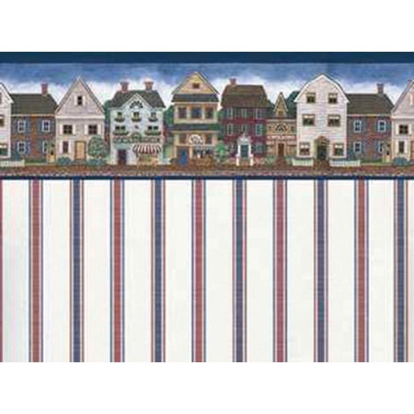 MG215D2 Sams Corner Wallpaper for Dollhouse Miniature - Multi Color - 3 Piece