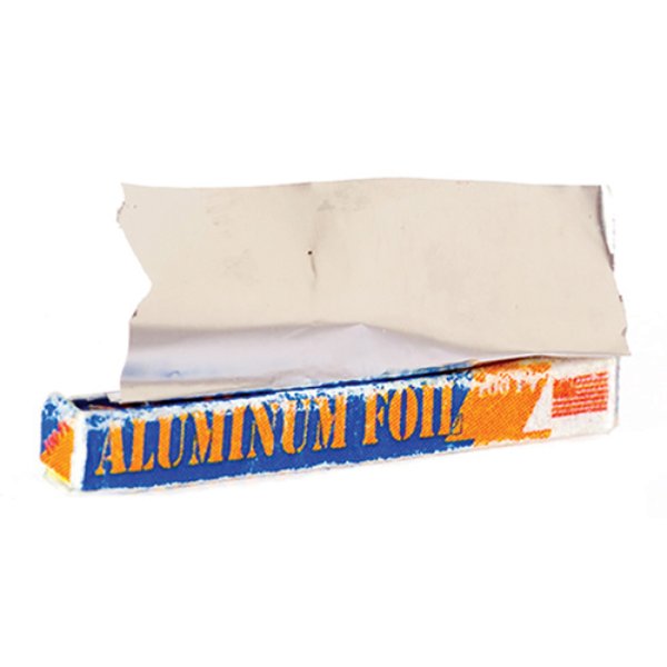 FR11147 Aluminum Box with Foil for Dollhouse Miniature