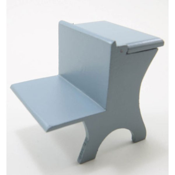 CLA10231 School Desk for Dollhouse Miniature - Gray