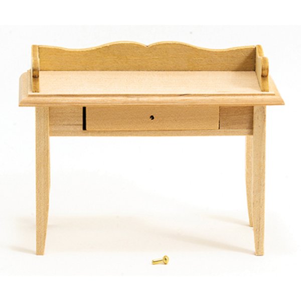 CLA12038 Desk for Dollhouse Miniature - Unfinished