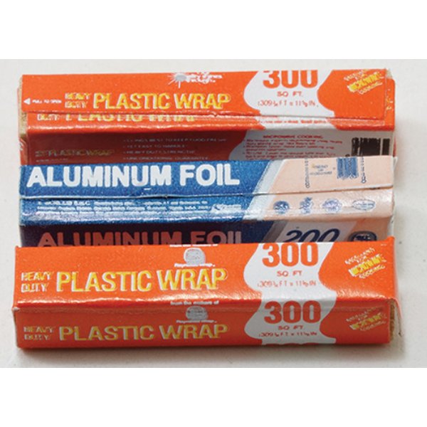 IM65307 Kitchen Wrap & Foil for Dollhouse Miniature - 3 Piece